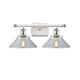 Option White and Polished Chrome / Clear
