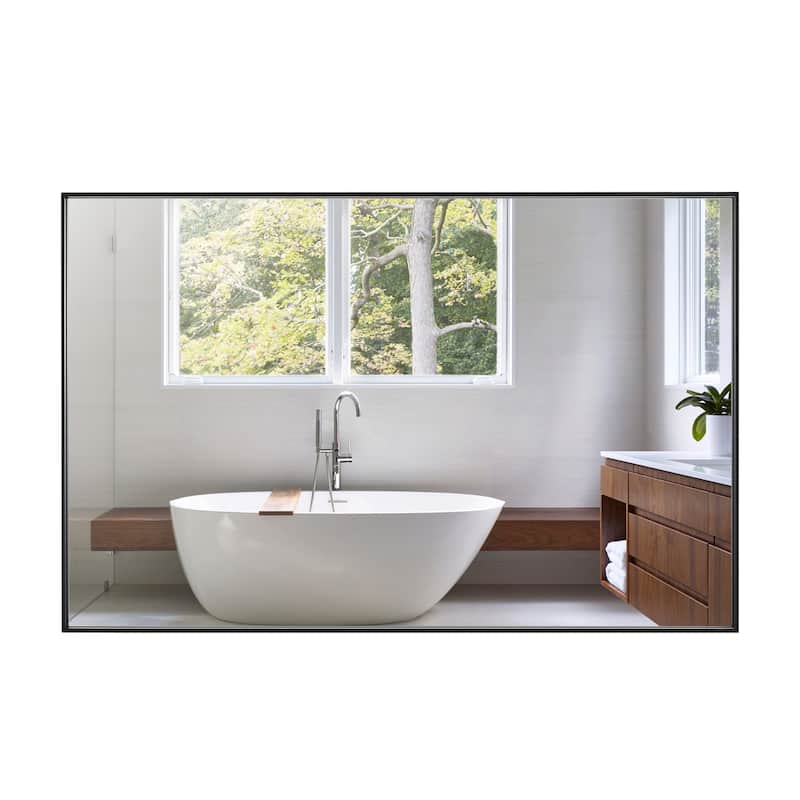 Rectangle Aluminum Framed Wall Mirror Bathroom Vanity Mirror