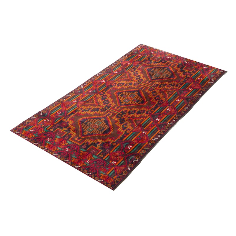 ECARPETGALLERY Hand-knotted Teimani Brown Wool Rug - 3'6 x 6'7