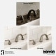 preview thumbnail 11 of 24, Karran Fulham Three Hole Two Handle Widespread Bathroom Faucet with Matching Pop-up Drain