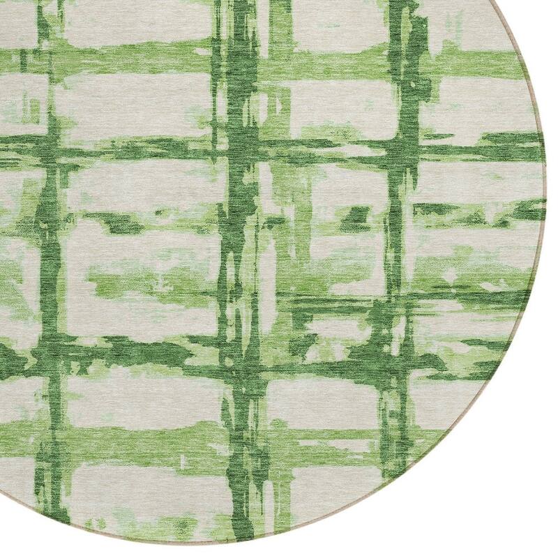 HomeRoots Striped Transitional Rectangle Outdoor Rug
