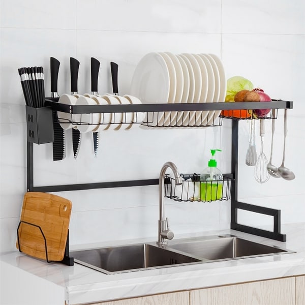 Bed bath and beyond discount over the sink dish rack