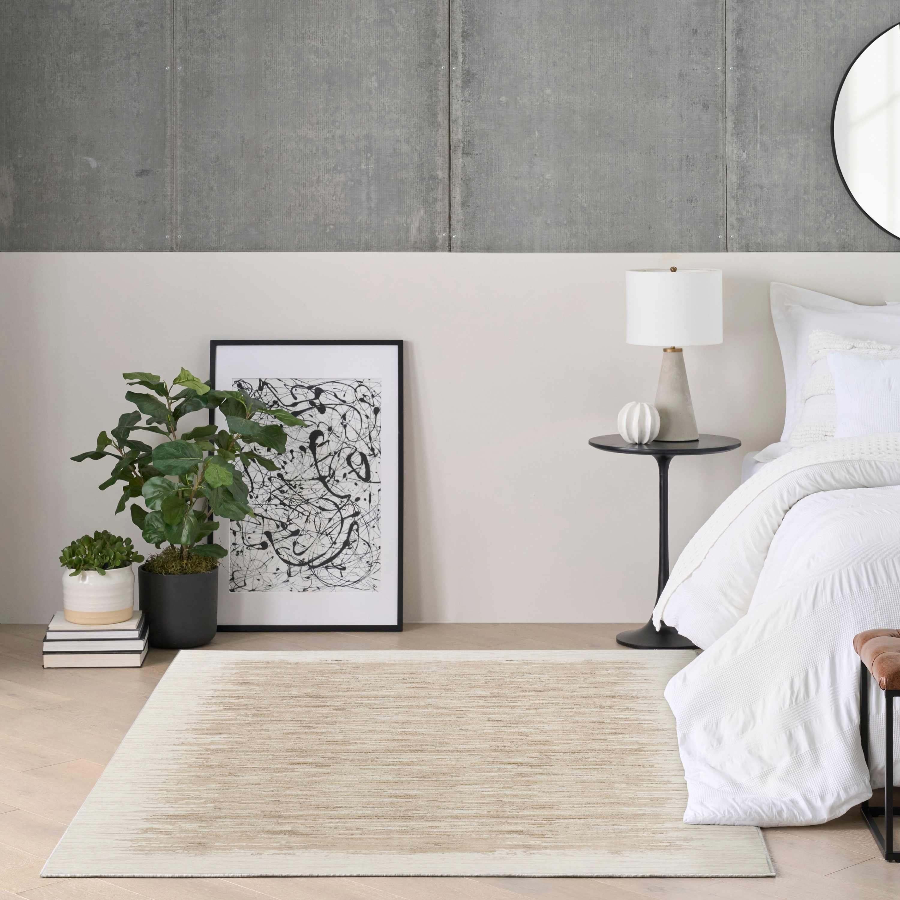 DKNY Grand Street Indoor only Abstract Area Rug