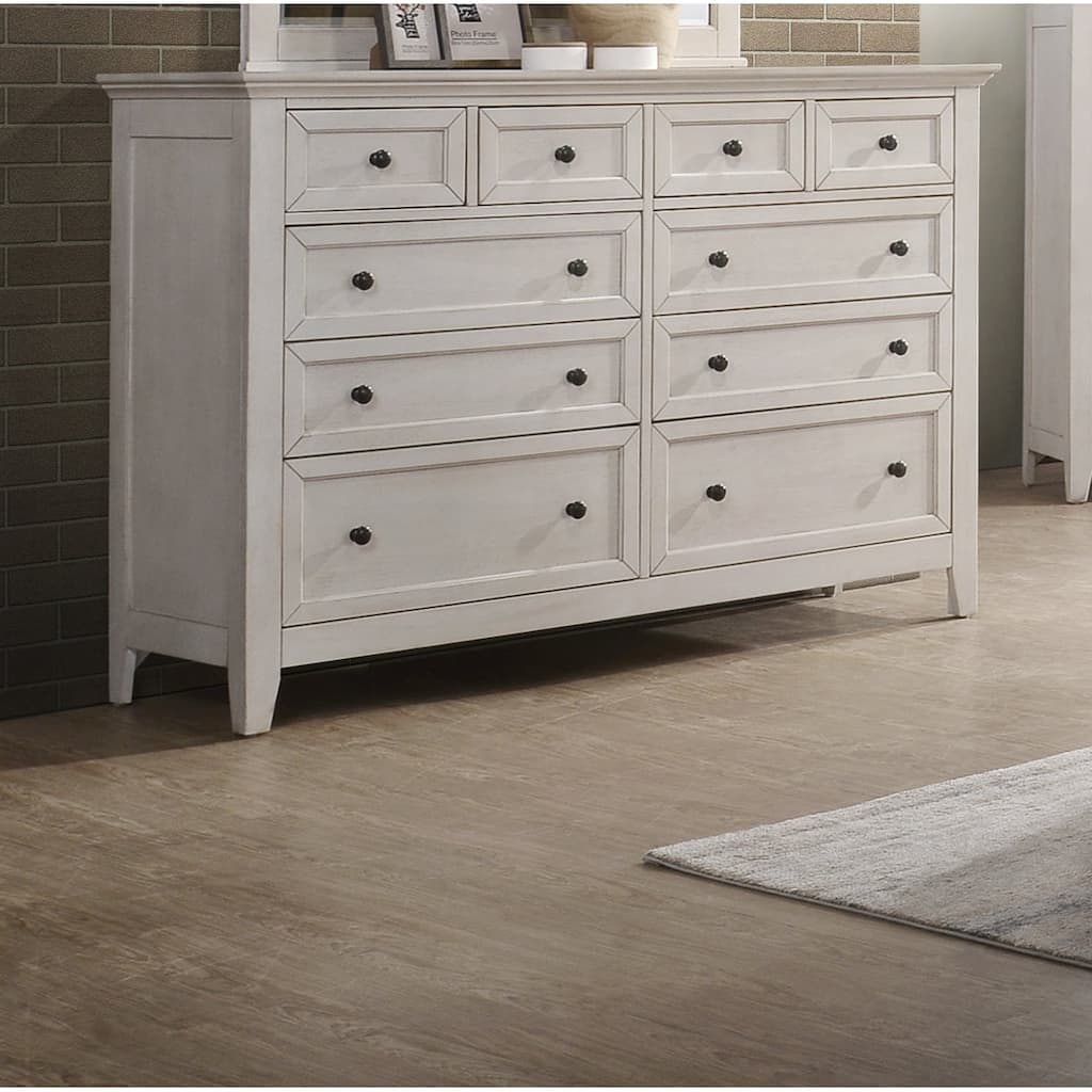 San Mateo Rustic White 10-drawer Dresser - Overstock - 30336666 San Mateo Rustic White 10-drawer Dresser - Overstock - 30336666