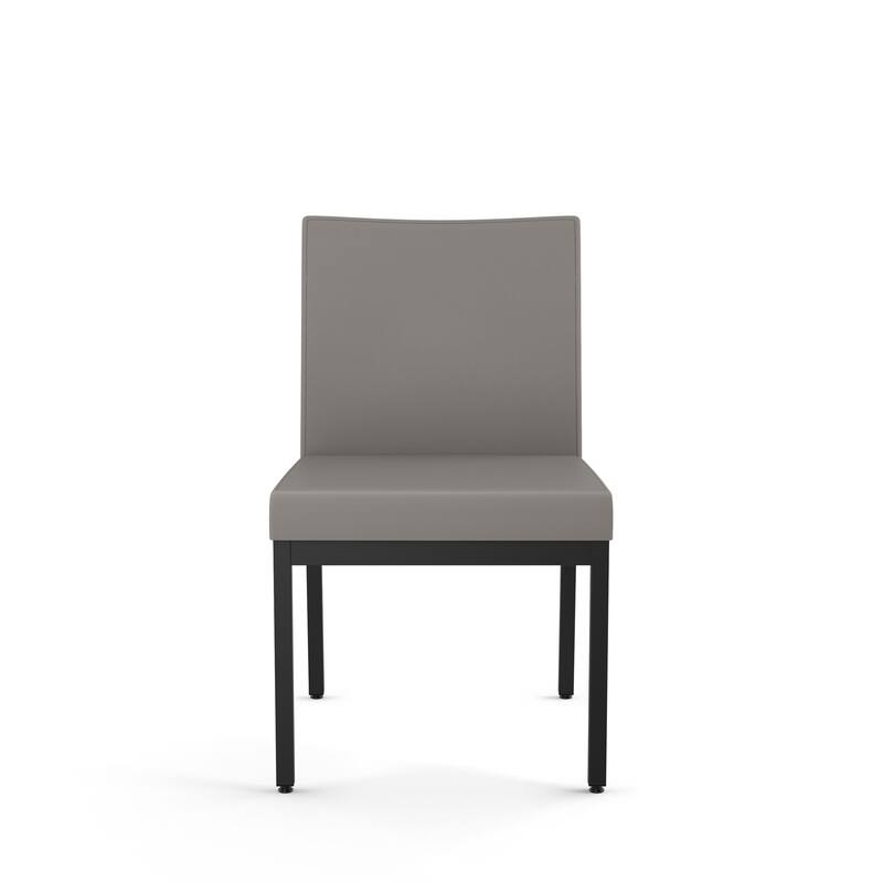 Amisco Perry Set of 2 Upholstered Dining Chairs with Metal Legs