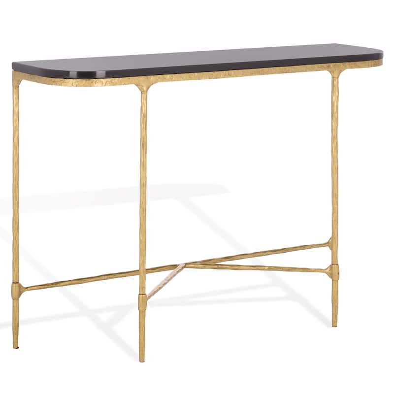 SAFAVIEH Couture Janowsky Metal & Marble Console Table - 42"W x 12"D x 30"H