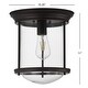 preview thumbnail 26 of 24, Orbe 10.25" Metal/Glass LED Flush Mount, by JONATHAN Y
