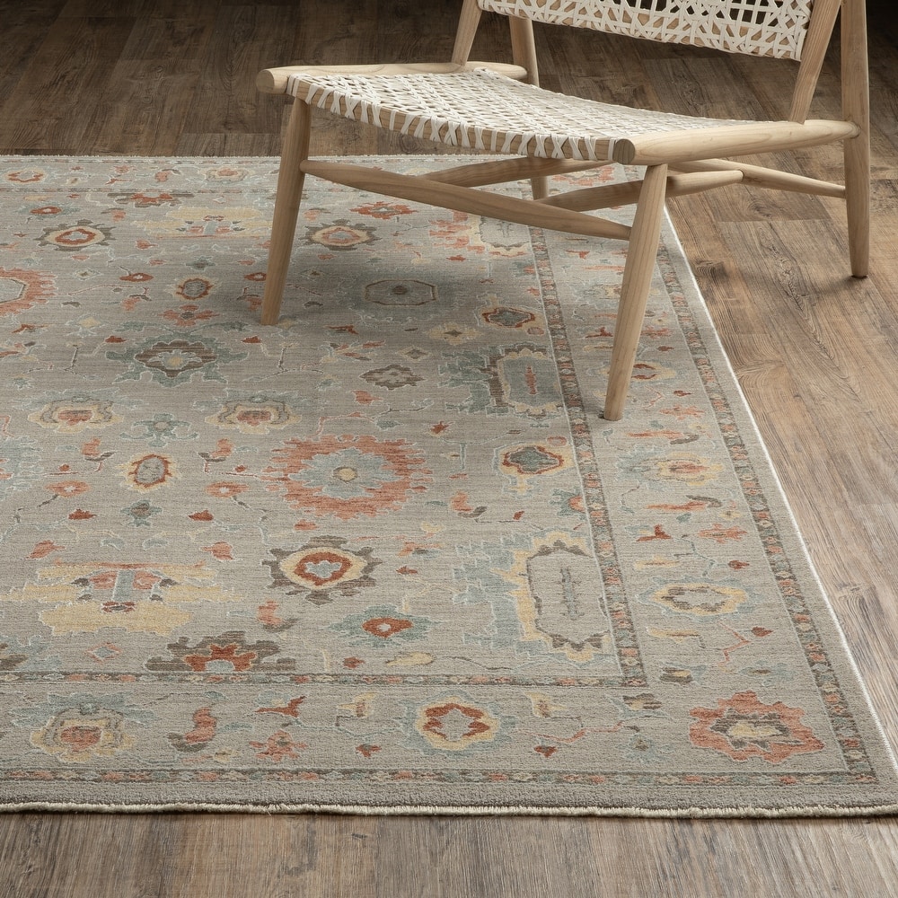 Kellan Vintage Bohemian Grey/ Multi Area Rug-