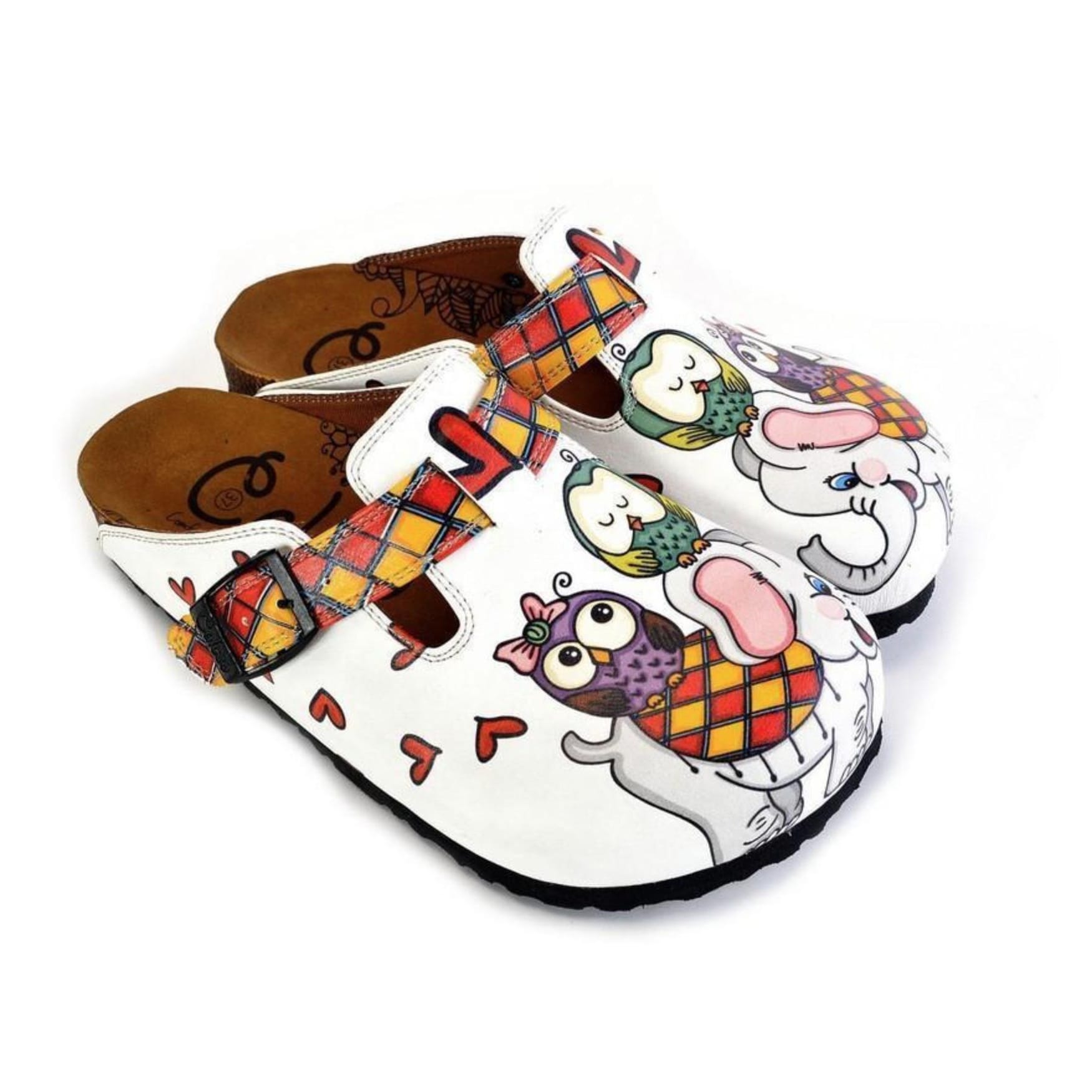 patterned clogs