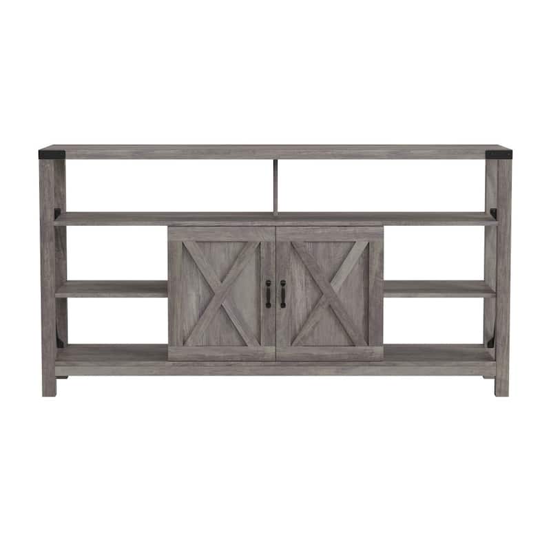 TV Stand for up to 60" TV's with Adjustable Shelf and Storage