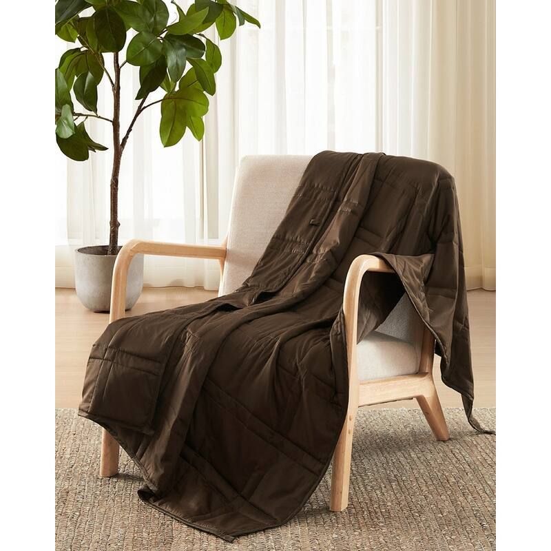 Cool Cotton Weighted Blanket - 12lb Throw