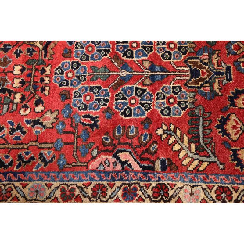ECARPETGALLERY Hand-knotted Anatolian Vintage Light Red Wool Rug - 4'1 x 6'7