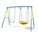 preview thumbnail 4 of 10, Metal Play and Swing Set for Kids