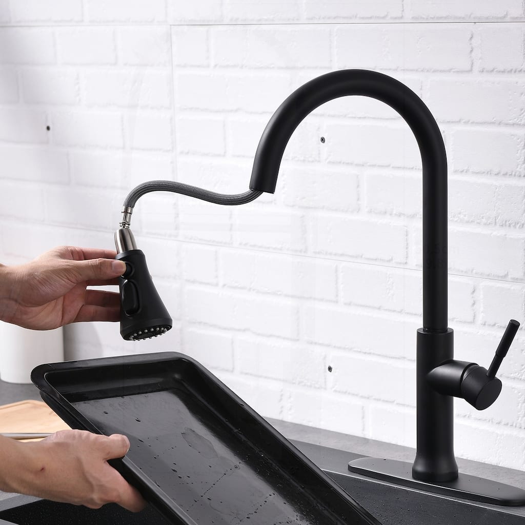 Innovative Touch-On Kitchen Faucet with Pull Down Sprayer