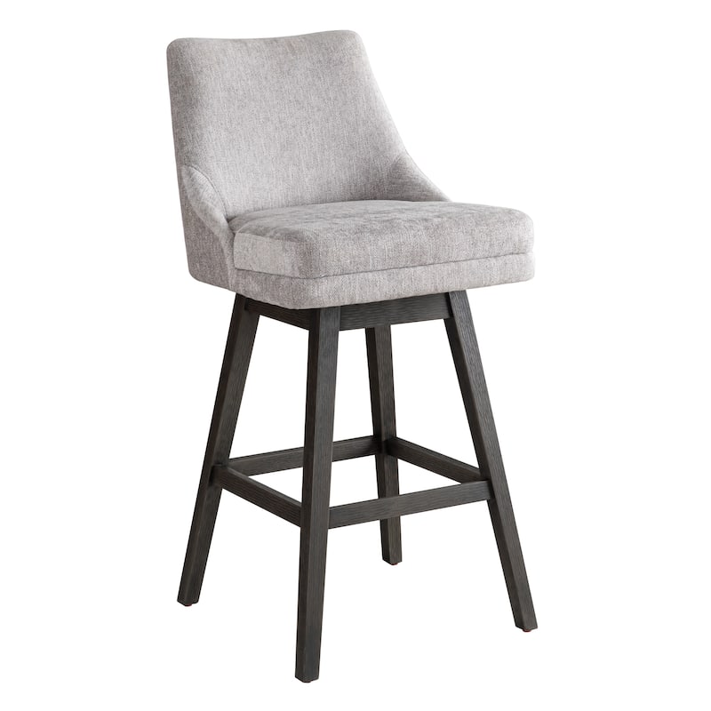 Branson Modern Bar Stool, Upholstered Counter Stool with Solid Wood Frame