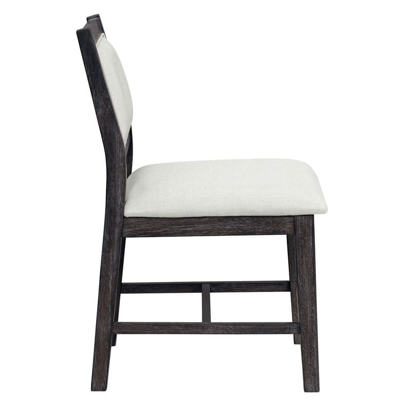 Vintage 7-Piece Retro Dining Set for 6 with Upholstered Chairs