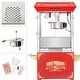 preview thumbnail 4 of 8, Popcorn Machine with Cart – 8oz Popper with Stainless-steel Kettle by Great Northern Popcorn (Red)