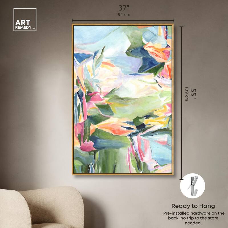 Sunkissed Garden Canvas by Art Remedy