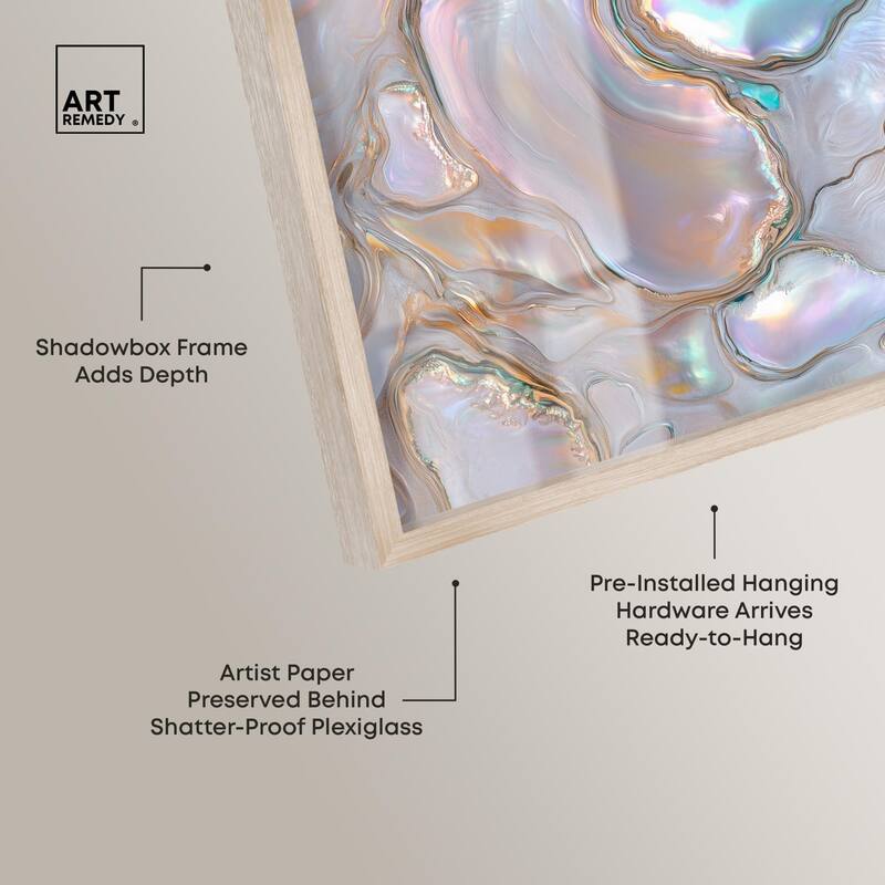 Fluid Preciousness III Shadowbox by Art Remedy