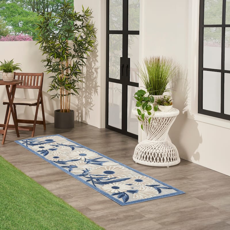Nourison Aloha Indoor/Outdoor Floral Area Rug