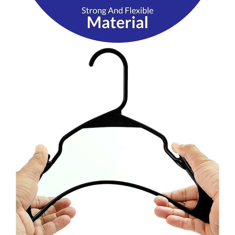 Royale Plastic Hangers For Clothes - Ideal For Everyday Standard Use