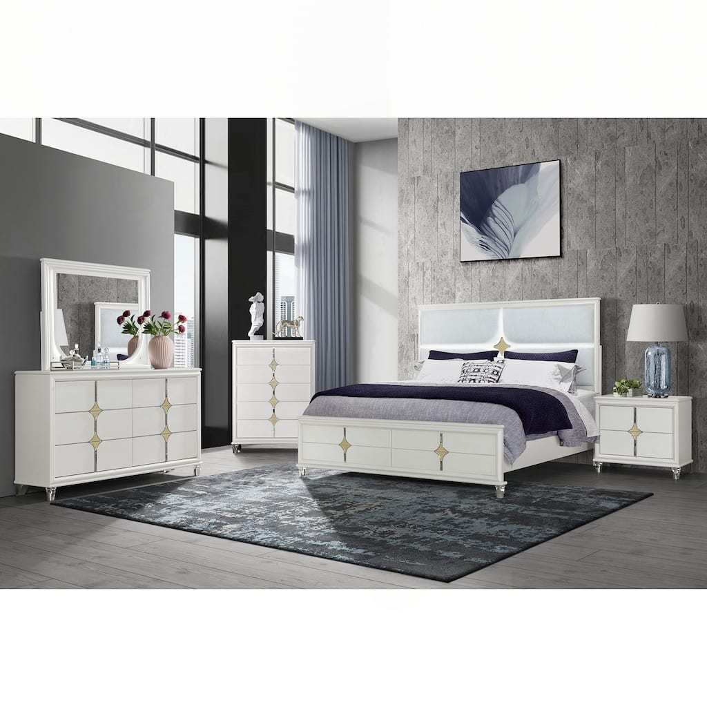 Sophisticated Nightstand with Stylish Design and Practical Storage