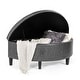 preview thumbnail 30 of 46, Adeco Half Moon Tufted Storage Ottoman Bench
