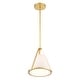 preview thumbnail 9 of 9, Crystorama Lighting Group FUL-900 Fulton 10" Wide Mini Pendant