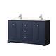Option Dark Blue, Chrome Trim, White Quartz Top