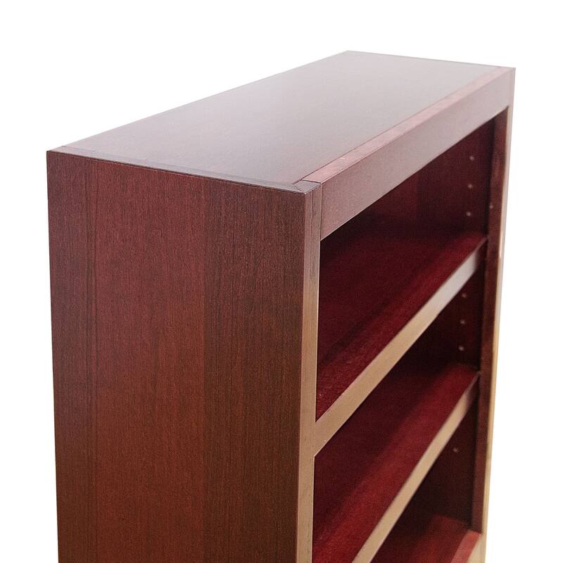 Concepts in Wood 3 Shelf Wood Bookcase, 36 inch Tall