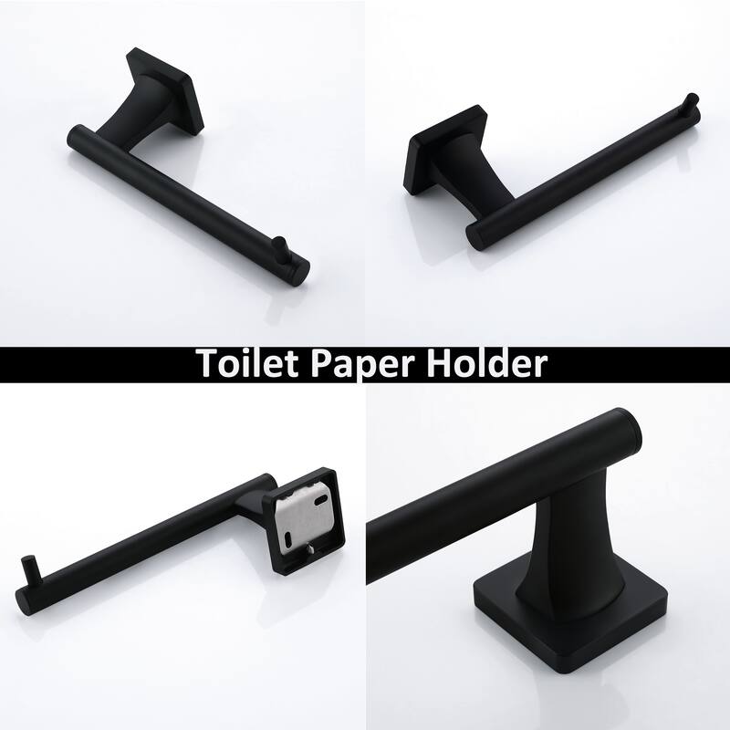 Wall Mounted Toilet Paper Holder Non-Slip Tissue Roll Holder
