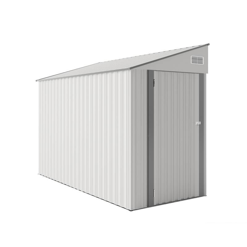 Outdoor Garden Shed with Hinge Side Door Modular Storage Shed Tool Shed Workshop & Temporary Shelter Shed