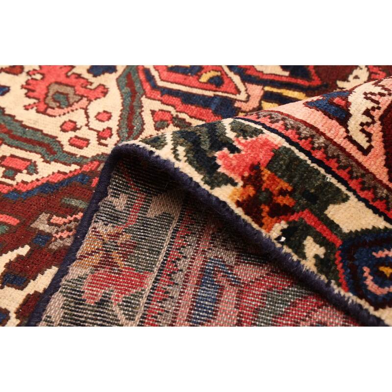 ECARPETGALLERY Hand-knotted Anatolian Vintage Dark Red Wool Rug - 5'3 x 8'10