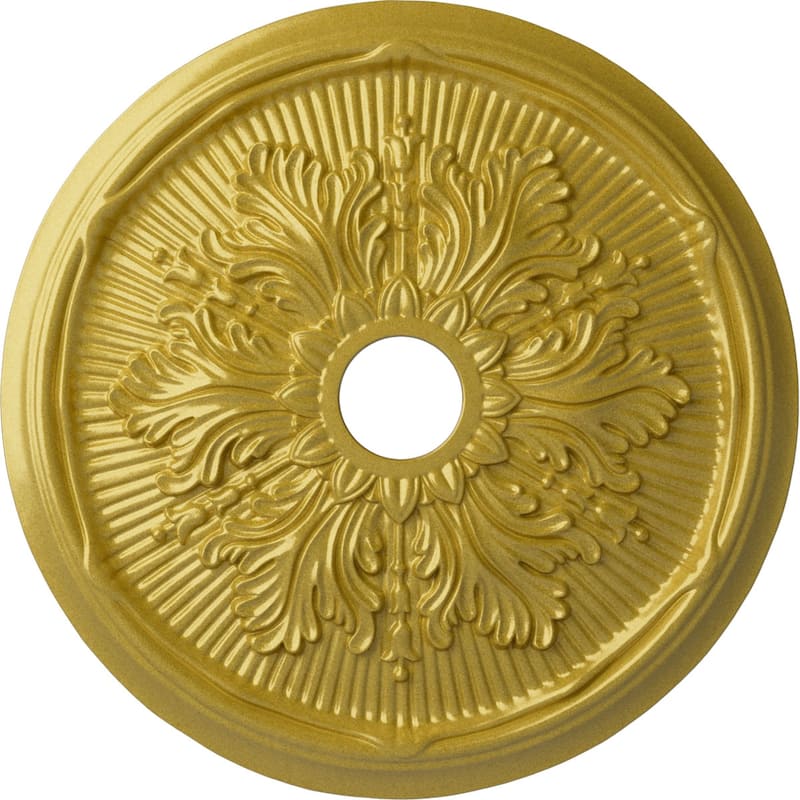23 3/4"OD x 3 5/8"ID x 1 7/8"P Luton Leaf Ceiling Medallion