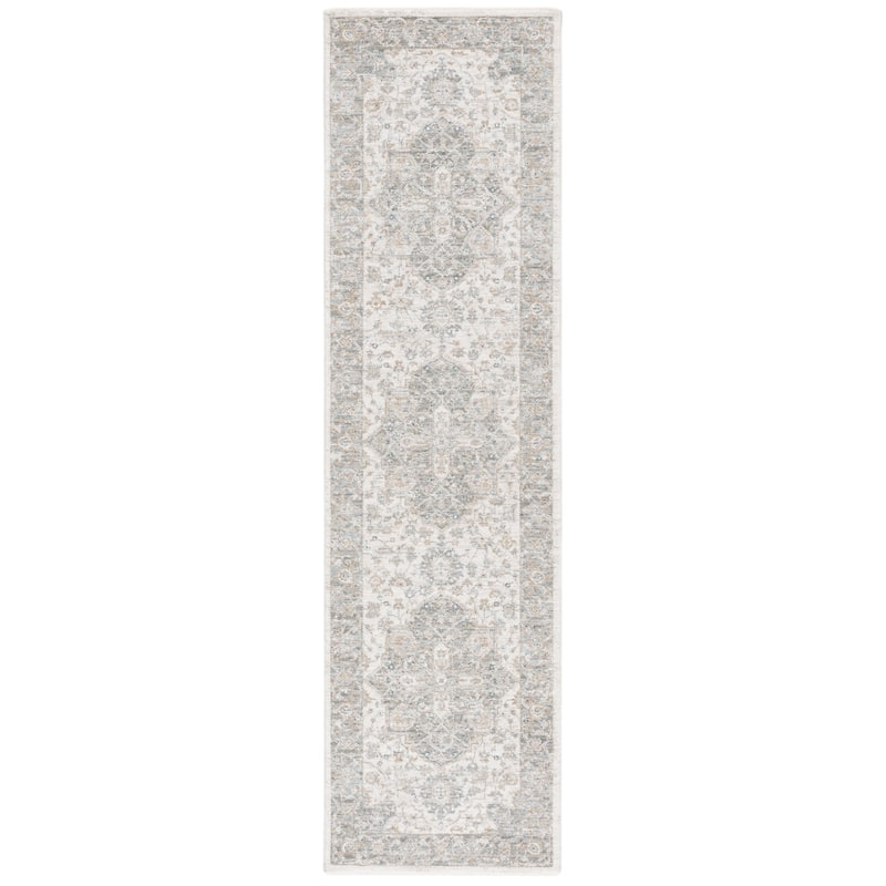 Lauren Ralph Lauren Bich Traditional Oriental Rug - 2'2" x 8' Runner - Ivory/Blue