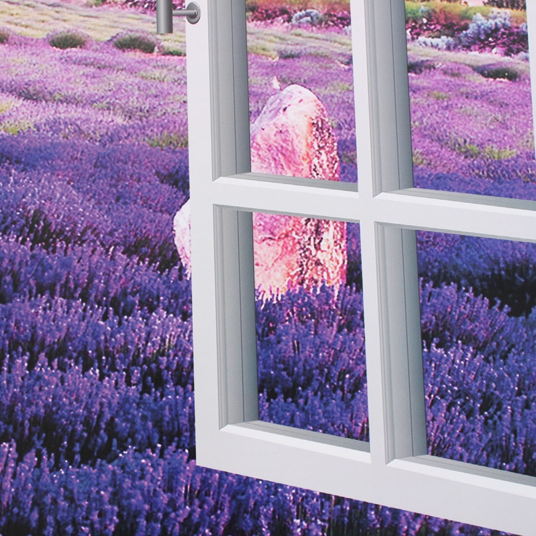 Shop Unique Bargains Home Decor Fake Window Background Design Removable Wall Sticker Decal Overstock 28887802