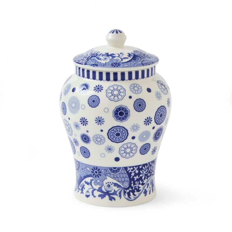 Spode Blue Italian Vase - 5" - Brocato