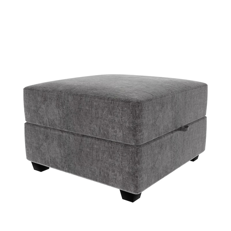 4-Seat Sofa with Hidden Chaise Storage & Cloud-Like Cushions