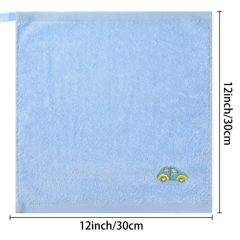 Cotton Cleaning Cloth, Cute Pattern Cleaning Rags Kitchen Towels for Dish Drying Washing, Lint Free Rags