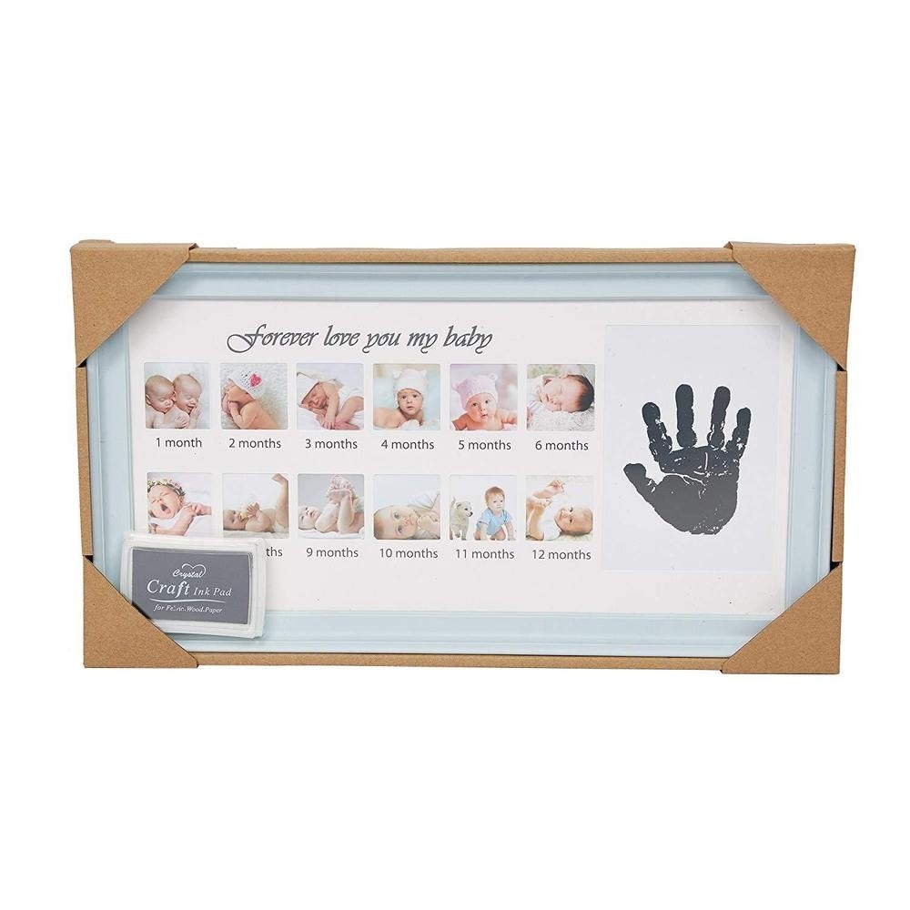 Baby Handprint Kit and Footprint Photo Frame for Newborn Girls and Boys -  On Sale - Bed Bath & Beyond - 34853733