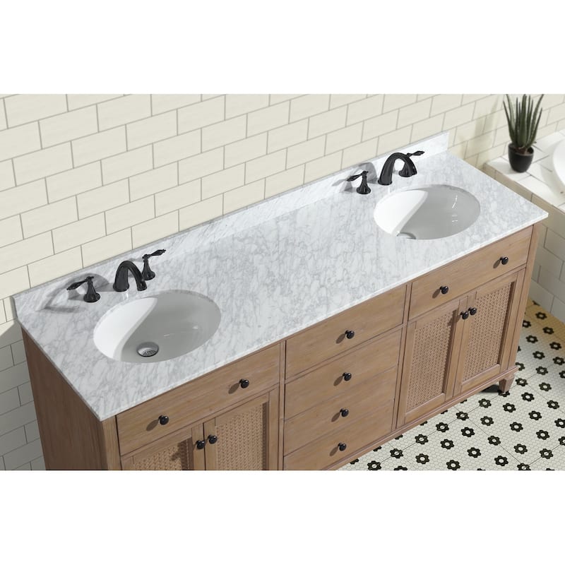 Ari Bath Annie 72" Bathroom Vanity Weathered Fir
