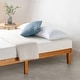 preview thumbnail 2 of 93, 12" Classic Solid Wood Platform Bed Frame