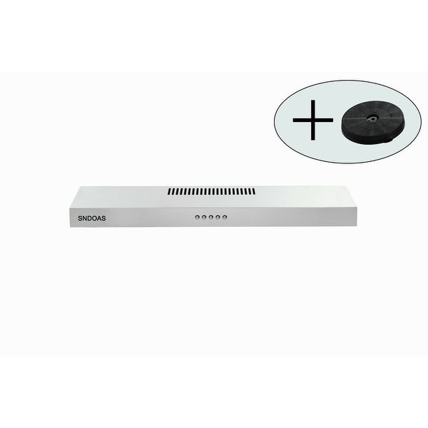 Under Range Hood 30 inches Ducted Ductless Over Stove Hood with