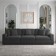 preview thumbnail 91 of 132, Corduroy Couch Modular Sectional Sofa with Pillows