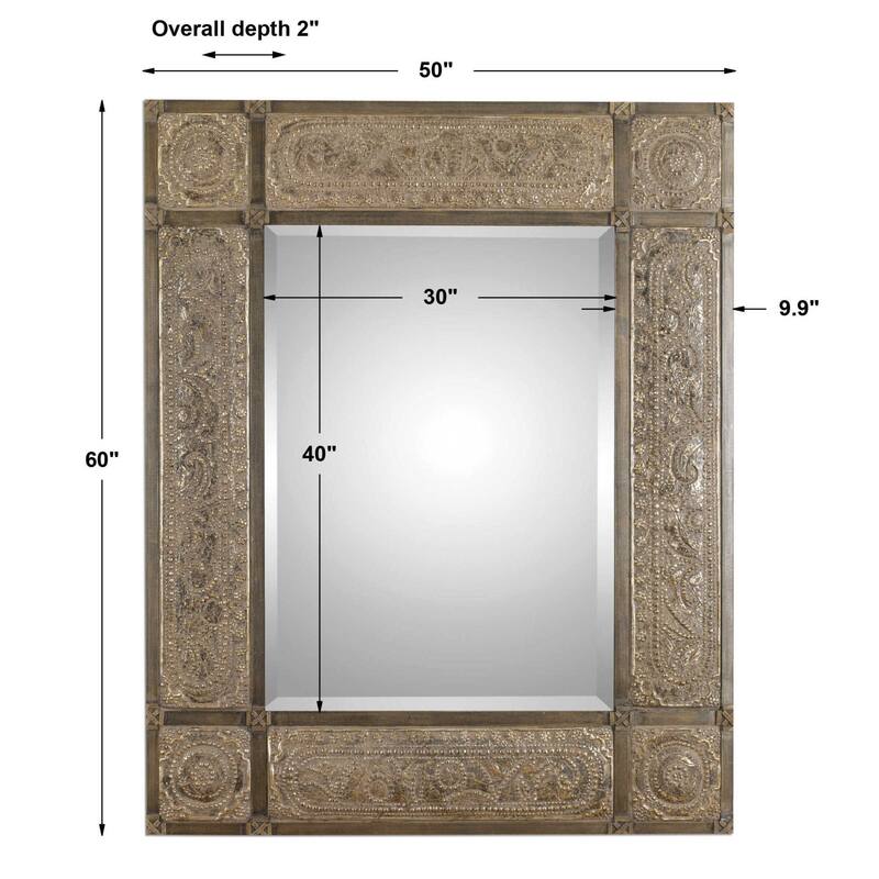 Uttermost Harvest Serenity 60" X 50" Oversized Venetian Inspired