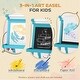 preview thumbnail 6 of 11, 3 in 1 Children's Toys Double-Sided Easel with Two Storage Baskets