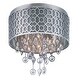 preview thumbnail 1 of 2, Era 2-Light Ceiling Lamp - Black