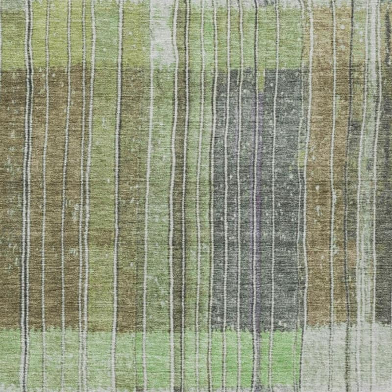 HomeRoots Striped Transitional Rectangle Outdoor Rug