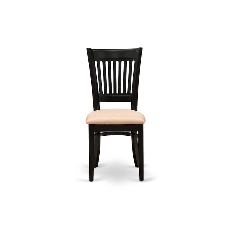 East West Furniture Vancouver Dining Room Chairs - Dining Chairs, Set of 2,(Finish & Seat Type Options)