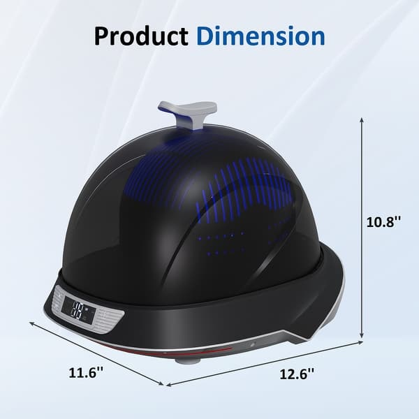 Black Helmet & Cap Care Machine with Steam, UV Light, O₃ ozone